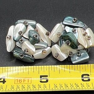 Vintage 1950’s Japan MOP earrings